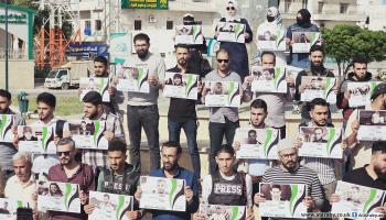 وقفة للصحافيين في شمال غرب سورية، 3 مايو 22024 (عدنان الإمام)